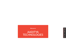 Tablet Screenshot of aaadityatechnologies.com